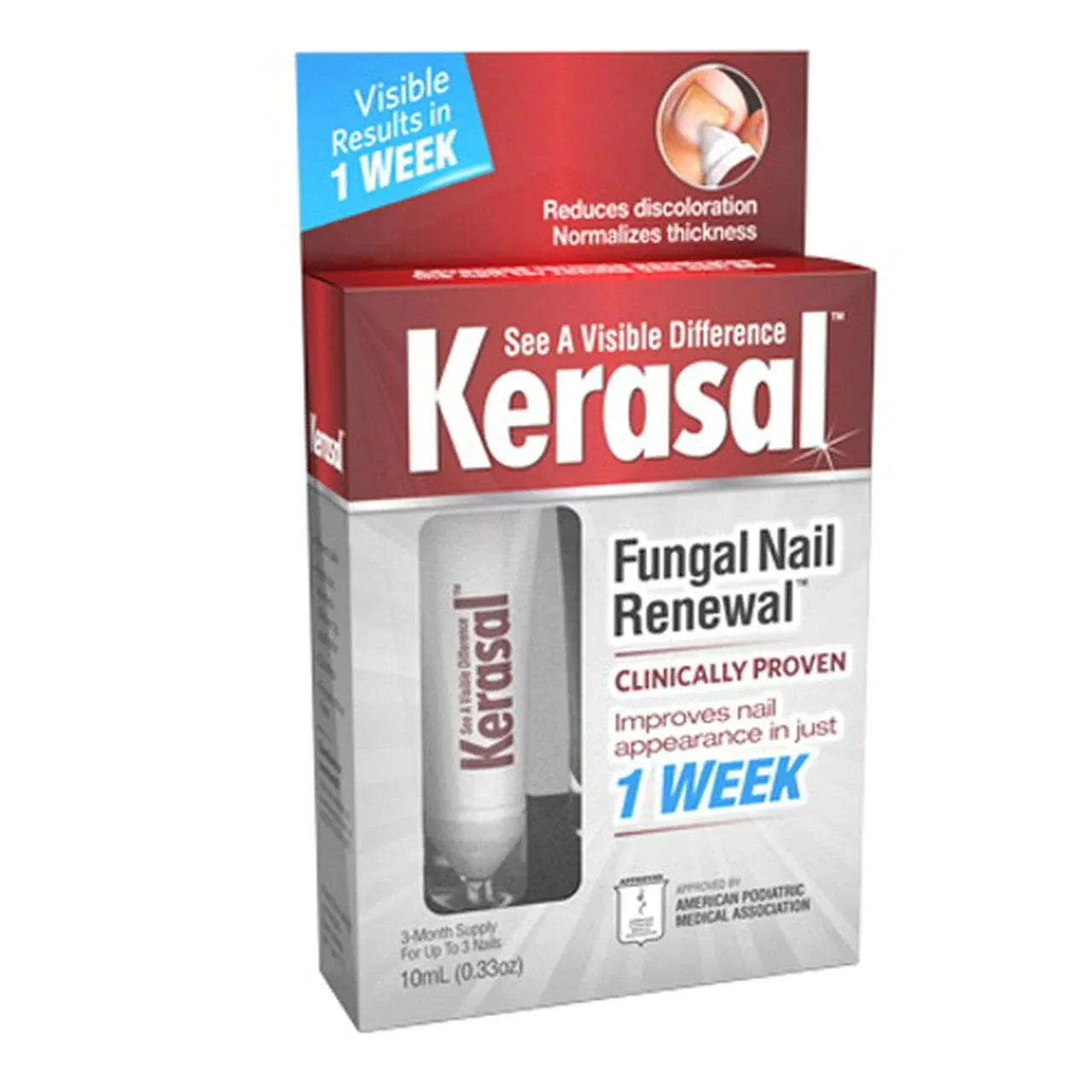 *Kerasal Nail Fungal Nail Renewal Treatment for Discolored or Damaged Nails 10ml