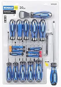 Kobalt 20-Piece Magnetic Screwdriver Set with Plastic Handles 67248