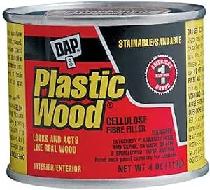 DAP 21502 4 oz. Natural Plastic Wood® Solvent Professional Wood Filler