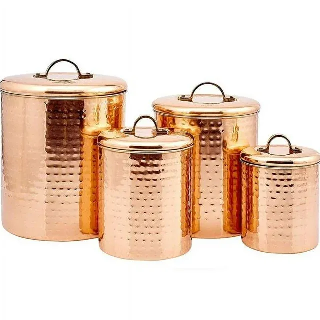 Nusteel Hammered Copper Canister