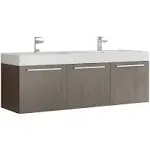 Medio 32 in. Bath Vanity in Teak with Acrylic Vanity Top in White with White Basin