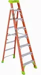 Louisville Ladder FXS1508 8 ft. Fiberglass Cross Step Ladder, Type IA, 300 lbs