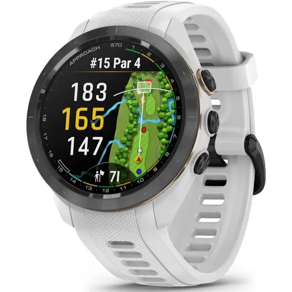 Garmin Approach S70 GPS Golf Watch 42mm - White