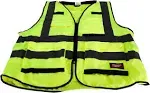 Milwaukee 48-73-5042 Size L/XL ANSI Type R Class 2 High Visibility Safety Vest -