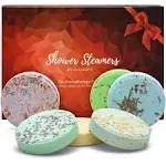 Cleverfy Shower Steamers Aromatherapy Gift Set of 6 Shower Bombs