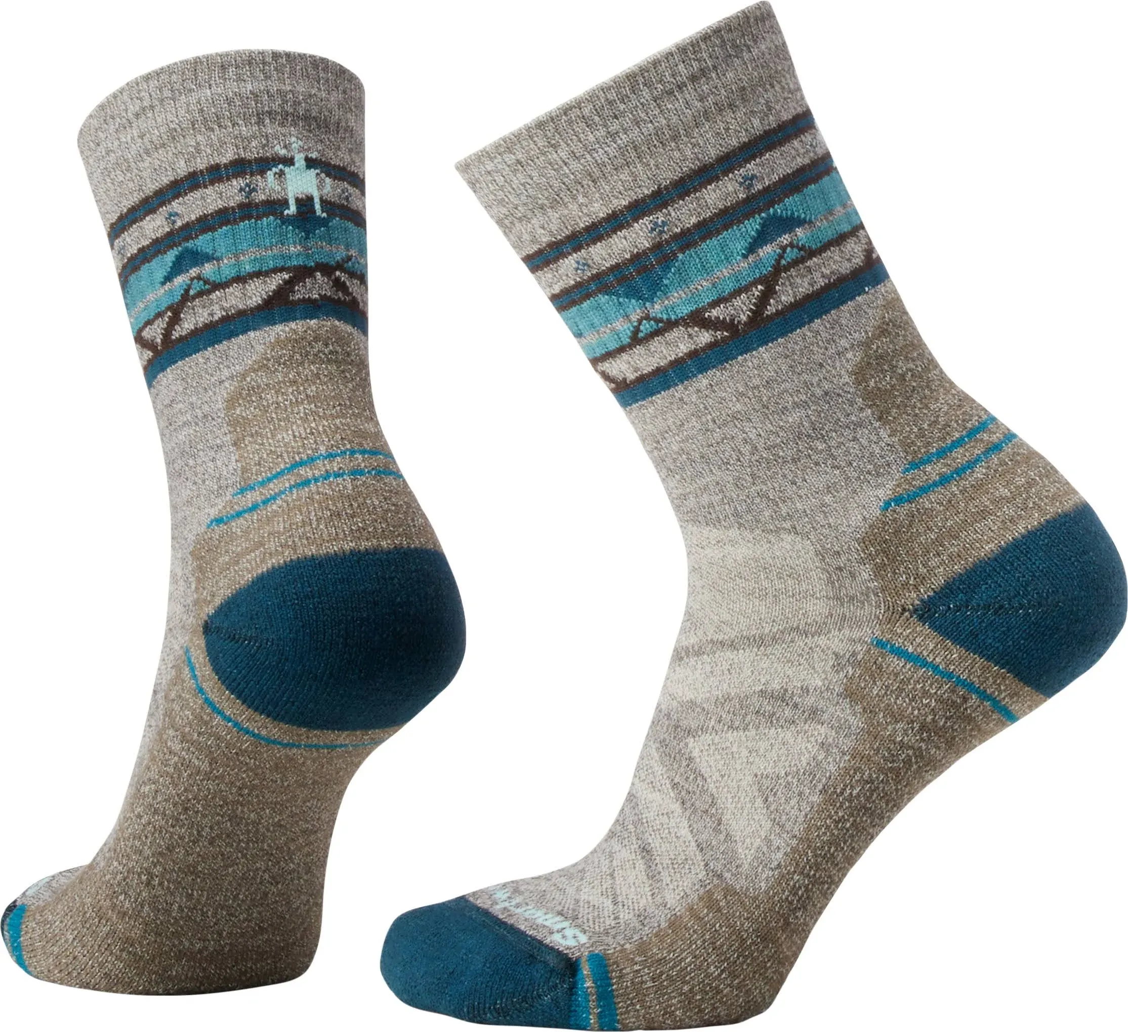 Smartwool Hike Light Cushion Zig Zag Valley Mid Crew Socks Women's