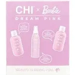 CHI X Barbie Collection Dream Pink 3 Piece Set Shampoo Conditioner Thermal Spray