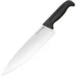 Cold Steel Chef's Knife | 10" Durable German 4116Stainless Steel Fixed Blade Knife with Ergonomic Non-Slip Handle | Versatile Design for Professional & Home Kitchens | Commercial Series