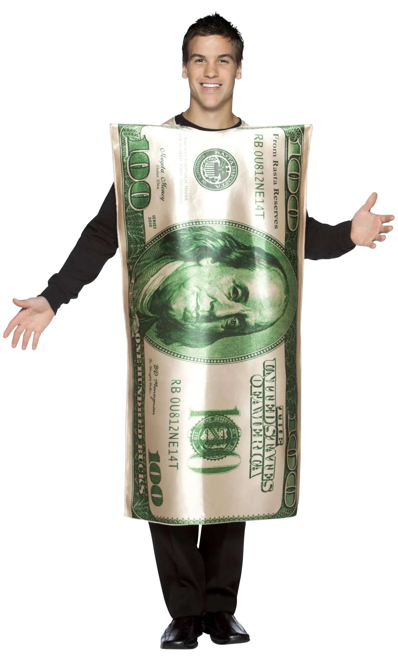 100 Bill Adult Costume