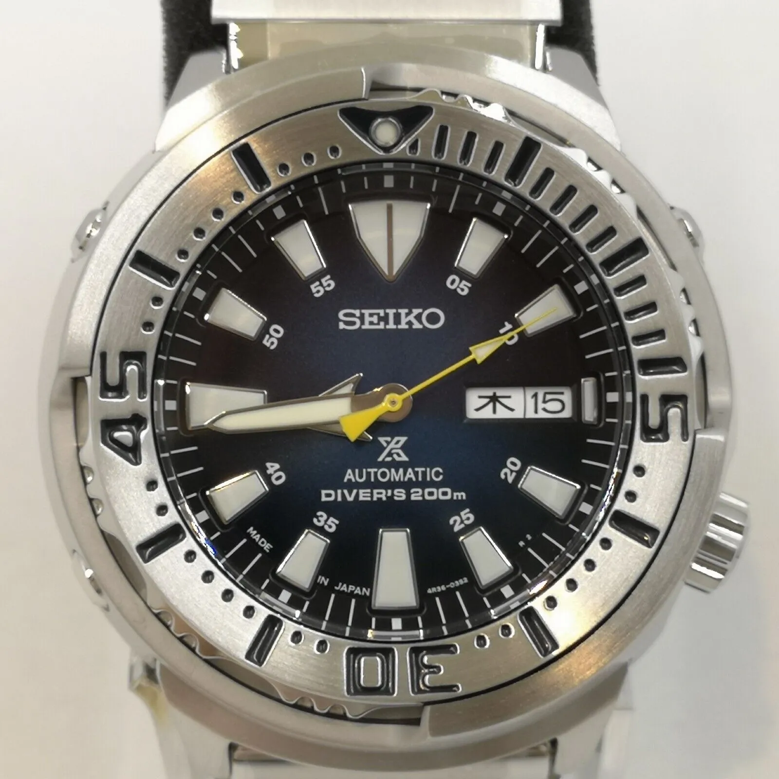 SEIKO PROSPEX SBDY055 Blue Mechanical Baby Tuna Divers Men's Watch New in Box