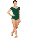 Capezio Black Women's Short Sleeve Leotard, Size Small