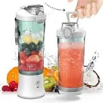 DENOKIN Portable Blender,Personal Size Blender for Shakes and Smoothies with 6 Blade Mini Blender 20 oz for Kitchen,Home,Travel