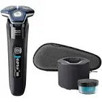 Philips Norelco Shaver 7500, Rechargeable Wet & Dry Electric Shaver with SenseIQ Technology, Quick Clean Pod, Travel Case and Pop-up Trimmer, S7783/84