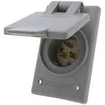 Leviton 15 Amp 125 Volt Power Inlet Receptacle