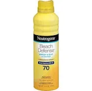 Beach Defense SPF 60+ Sun Care Sunscreen Spray - 8.5 Ounce