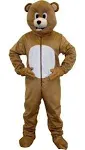 Dress Up America Brown Bear Mascot Costume for Kids - Size X-Large