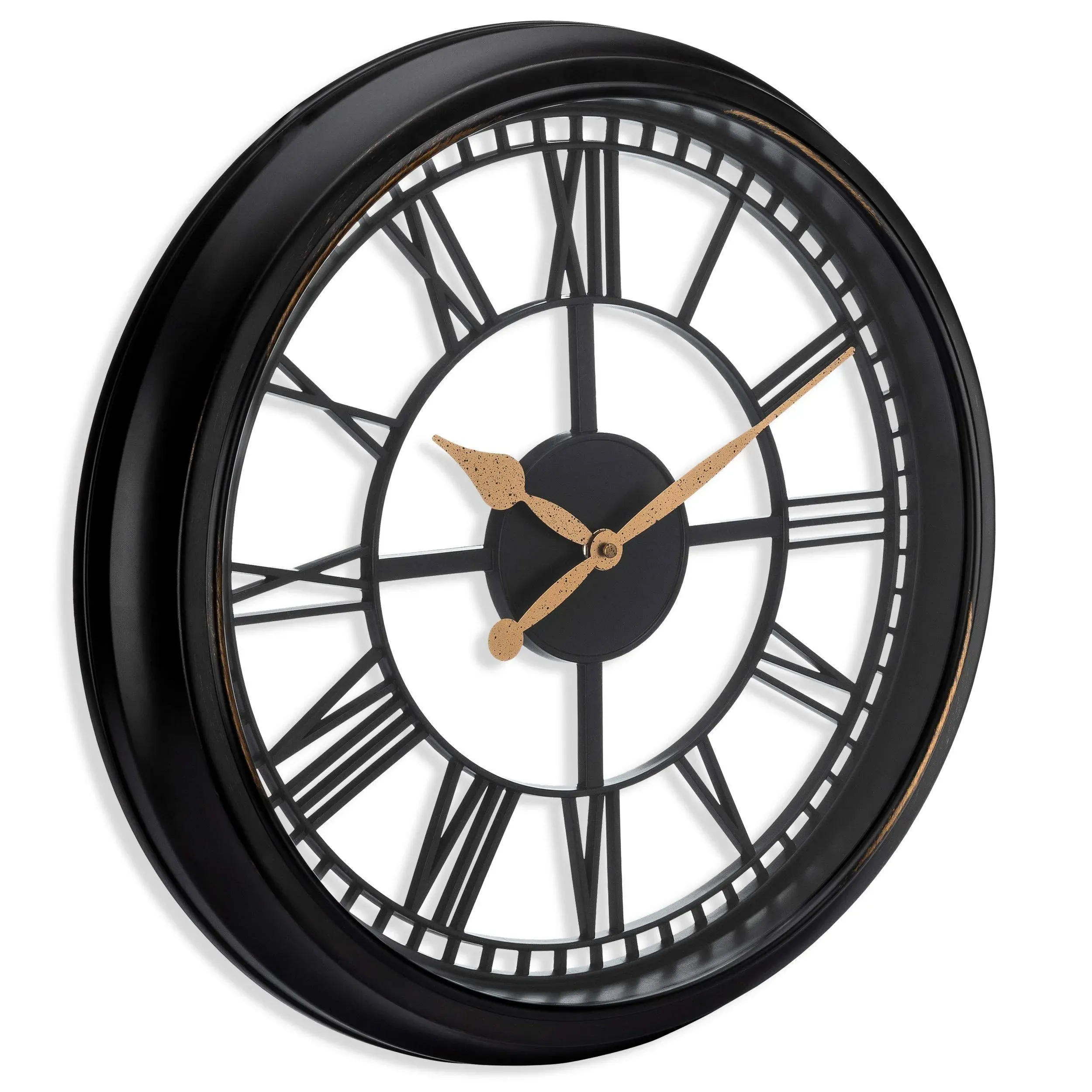 Westclox Analog Wall Clock Round Oversized Frame Glass Lens 20 in. Dia