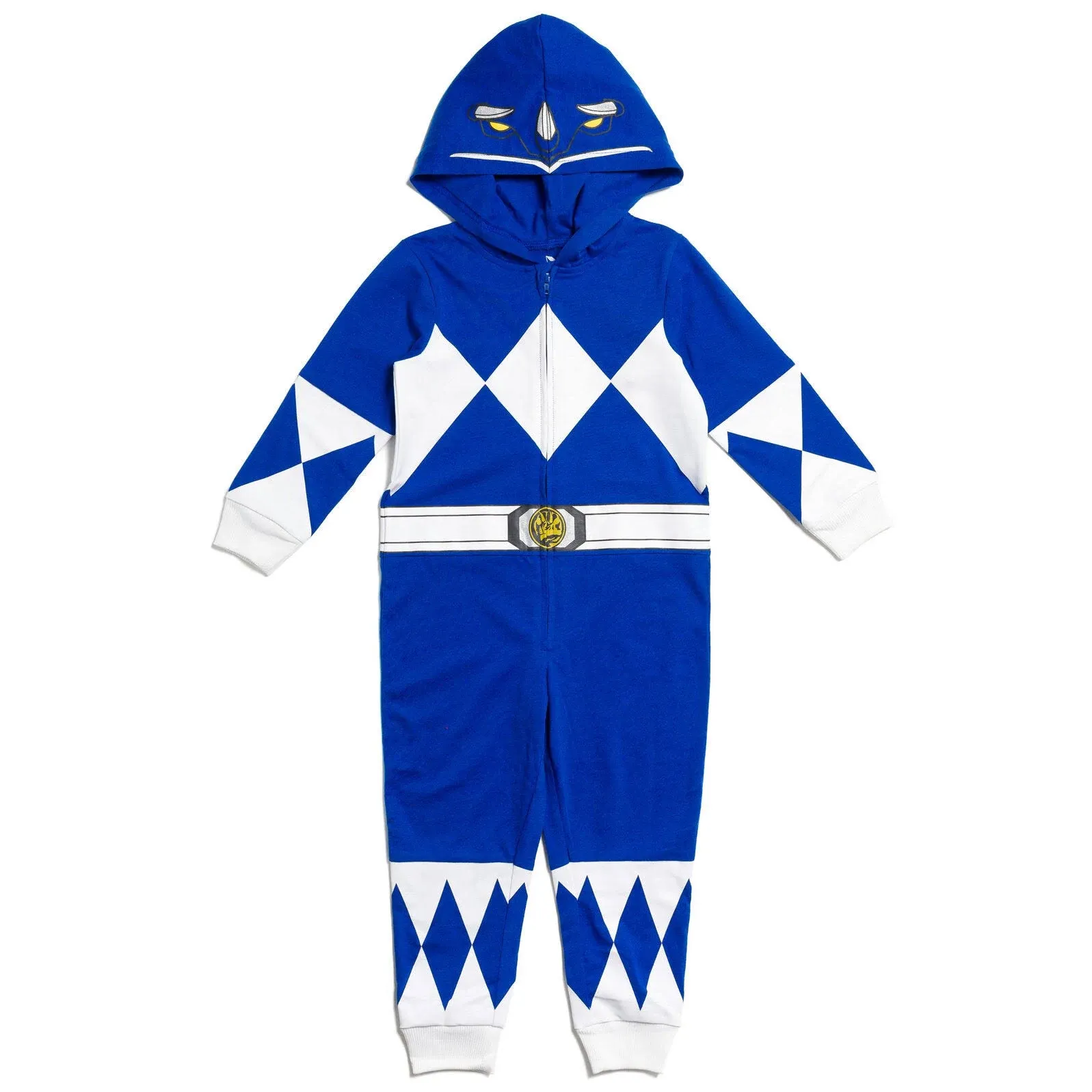 Power Rangers Blue Ranger Toddler Boys Zip Up Coverall 5T