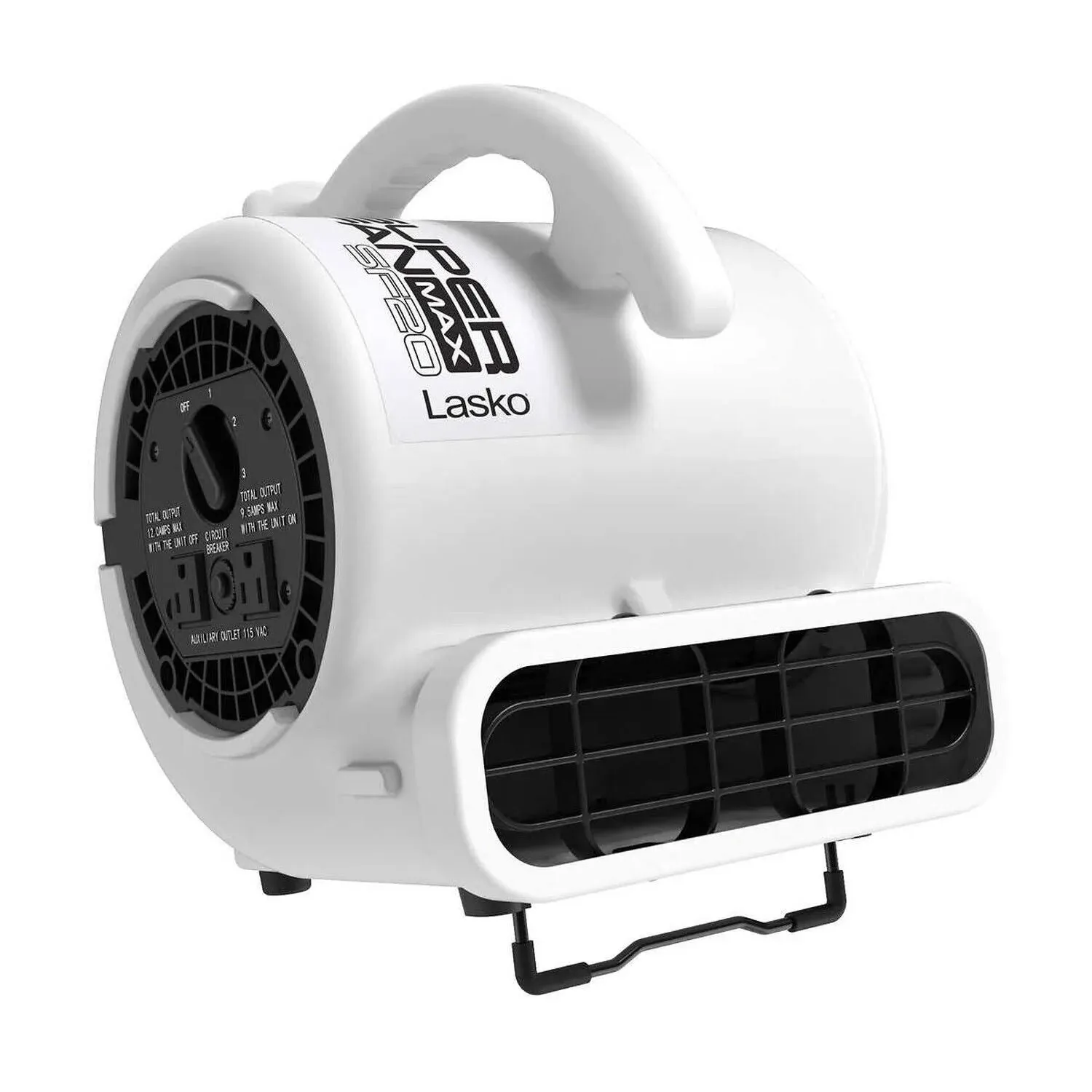 Lasko Super Fan Max Multi-Purpose Compact Air Mover with 10ft Power Cord