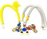 3/4 in. Tankless Water Heater Valves Installation Complete Kit