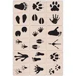 LL376 Ink &#039;n&#039; Stamp Wood Sets, Animal Prints