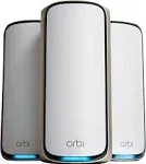 Netgear - Orbi 970 Series BE27000 Quad-Band Mesh Wi-Fi System 3-Pack