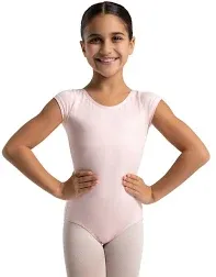 Capezio Women&#039;s Team Basic Short Sleeve Leotard X-Small Black