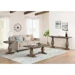 Martin Svensson Home Napa Pedestal Coffee Table - Reclaimed Natural