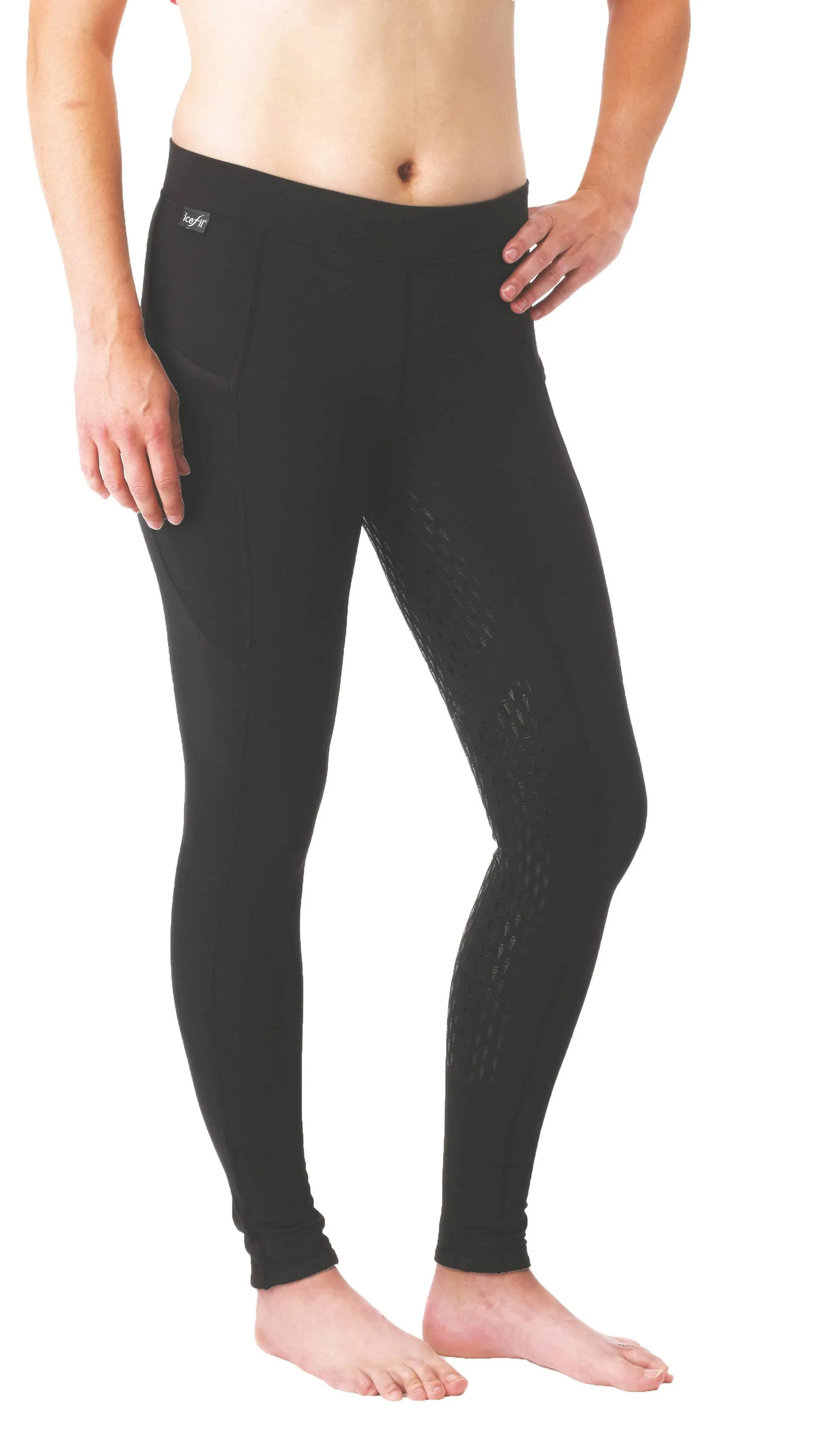 Kerrits Ice Fil Full Seat Tech Tight Black / XL