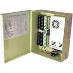 InstallerCCTV 18 Output 29 Amp 12V DC CCTV Distributed Power Supply Box for Security Camera