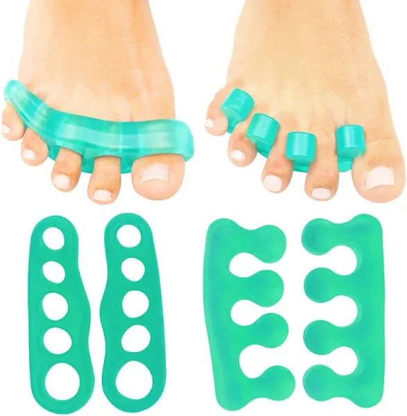 Vive Health - 4Pc Flexible Gel Toe Separators