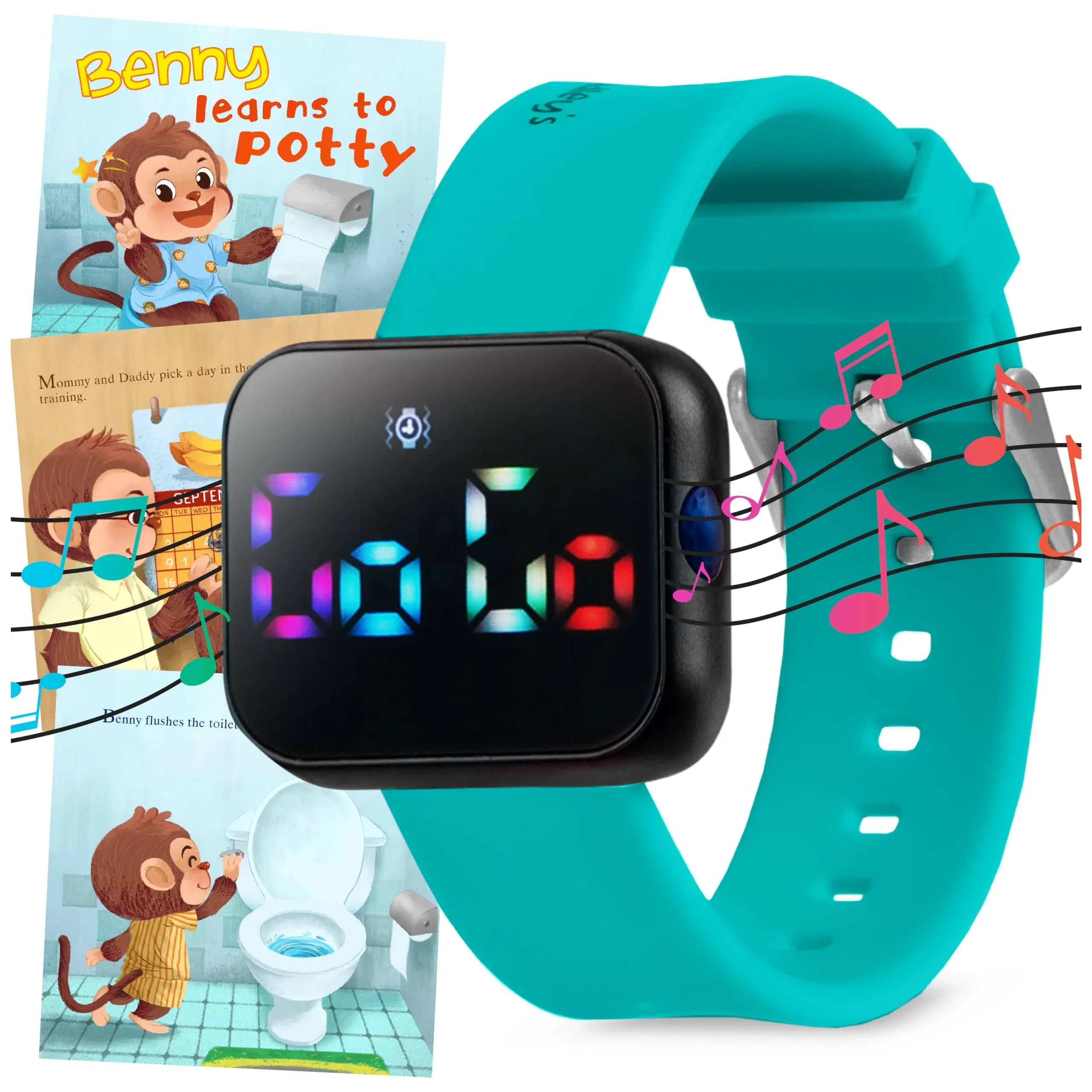 Potty Training Watch with eBook - Teal