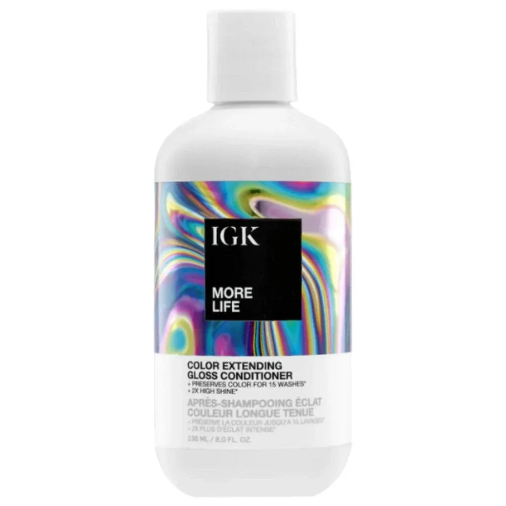 IGK More Life Color Extending Gloss Conditioner 236 ml / 8 oz