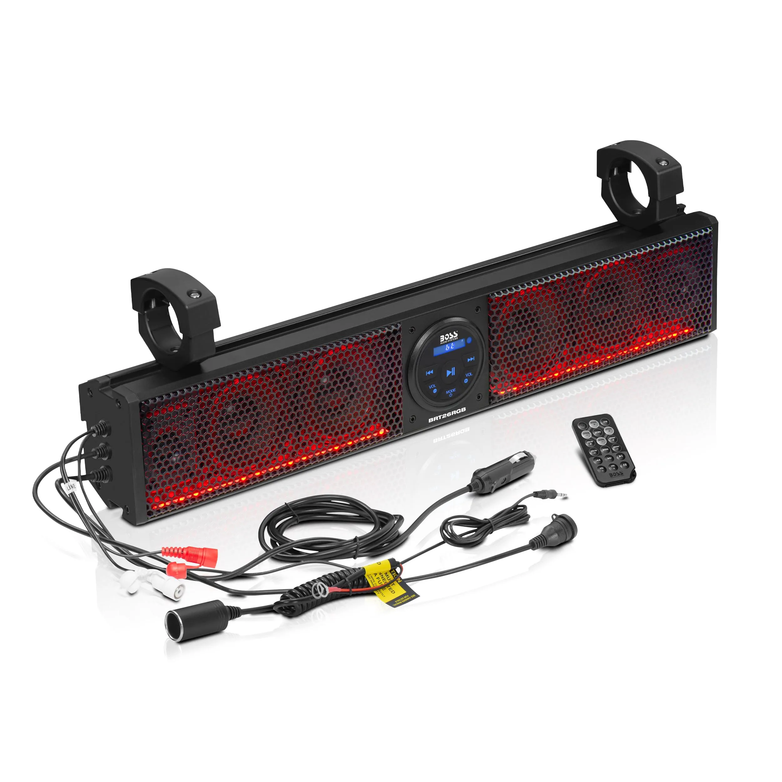 BOSS AUDIO BRT26RGB ATV UTV Marine 26&#034; Sound Bar, Bluetooth, Multi color LED