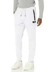 BOSS Men's Sporty Tape Design Regular Fit Cotton Sweatpants