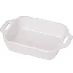 Staub Ceramic 10.5" x 7.5" Rectangular Baking Dish - White