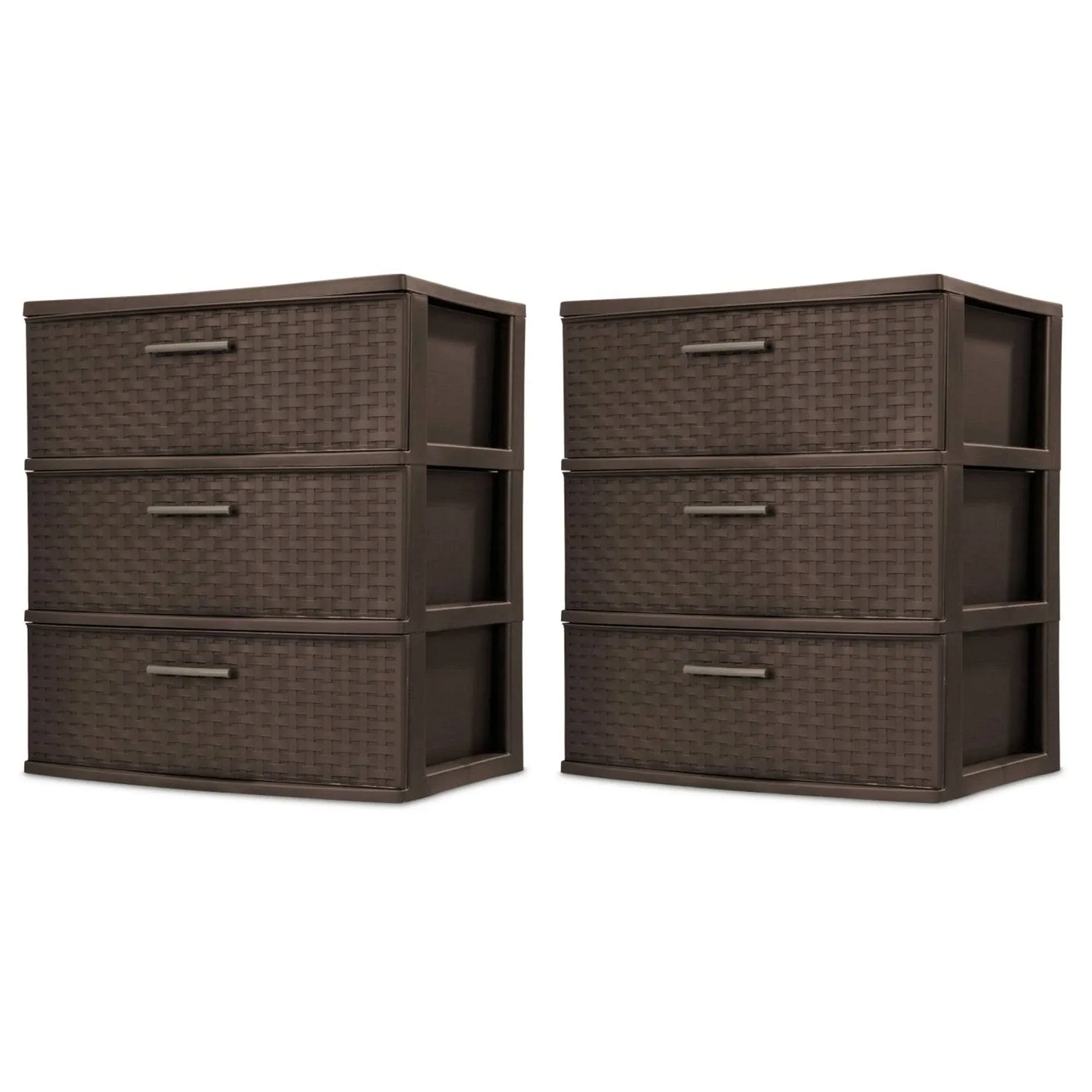 Sterilite 3 Drawer Wide Weave Tower