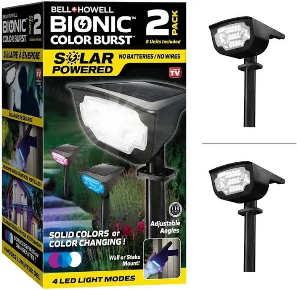 Bell+Howell Bionic Color Burst Solar Lights