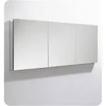 Fresca 60" Wide x 36" Tall Bathroom Medicine Cabinet W/Mirrors