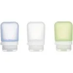 Humangear GoToob+ 1.7 oz - 3 Pack (Clear/Green/Blue)