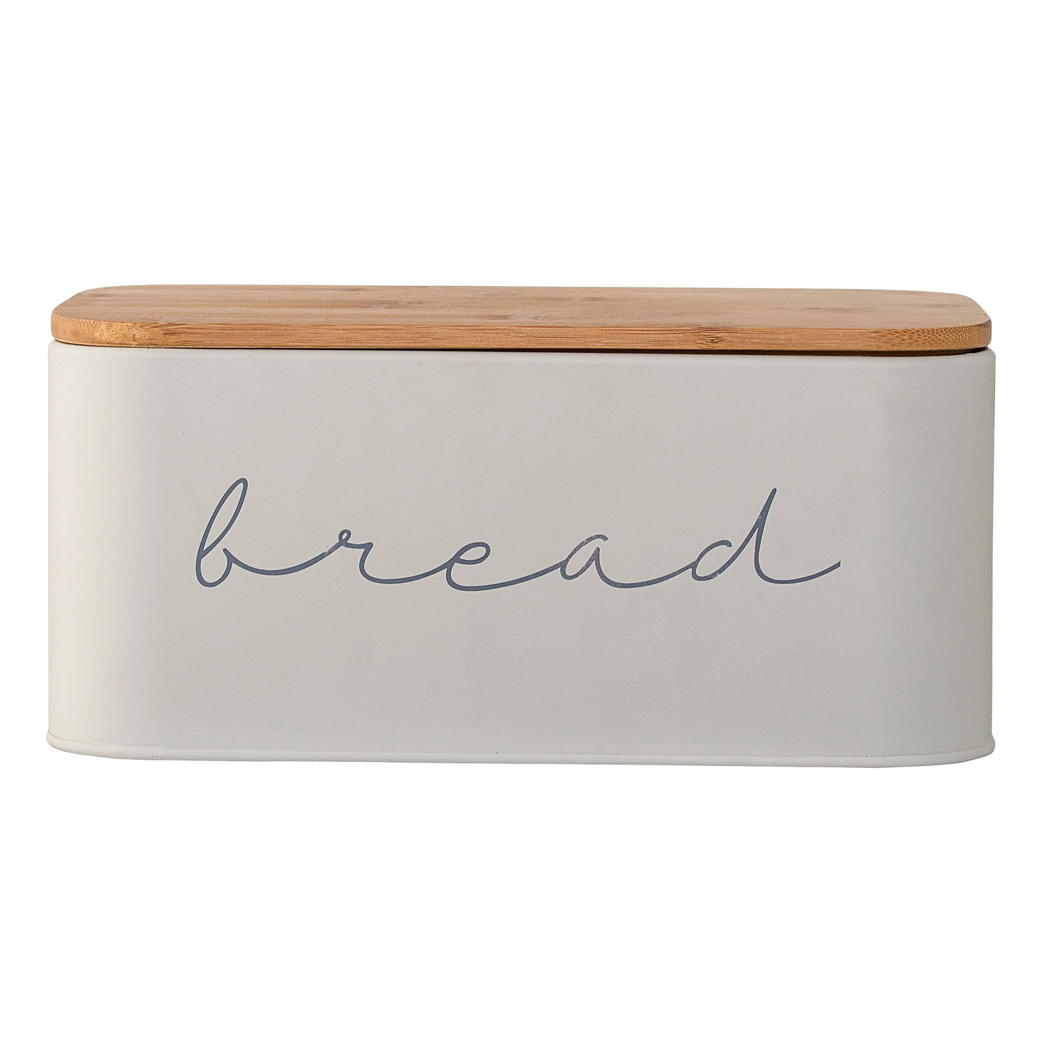 Bloomingville Metal Bread Bin with Bamboo Lid