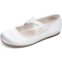 Dream Pair Angie Little Girls Ballet Flats Shoes Size 13 Silver