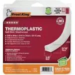 Frost King Ev20w Thermoplastic Rubber Weatherseal, White, 5/16" x 3/8" x 20'