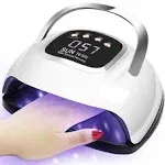 Lke UV Nail Lamp, Dryer 220W Light for Nails with 4 Timers LED Lamp Gel Polish Kit Professional Art