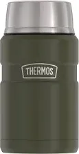 Thermos Stainless King Vacuum-Insulated Food Jar, 24 Ounce, Rustic Red