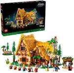 Disney's Snow White and the Seven Dwarfs Cottage Build and Display Set 43242 Building Kit (2228 pieces) by LEGO