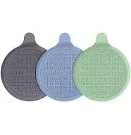 Silicone Bathtub Stopper, Drain Stopper for Shower, Sink, 5.1&#034; Diameter, 3 Pack