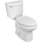 Colony3 Two Piece 128 gpf 48 Lpf Standard Height Elongated Toilet With Seat and Wax Ring