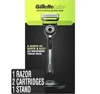 Gillette Labs with Exfoliating Bar Razor for Men