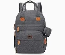 BabbleRoo: Original Diaper Backpack Natural Brown